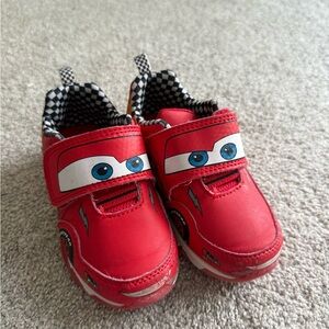 Disney Lightning McQueen Red Sneakers light up toddler 8